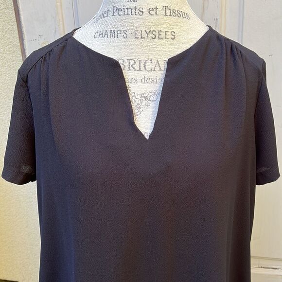 LUSH  BLACK SHORT SLEEVE MINI DRESS. Size S - Picture 2 of 7